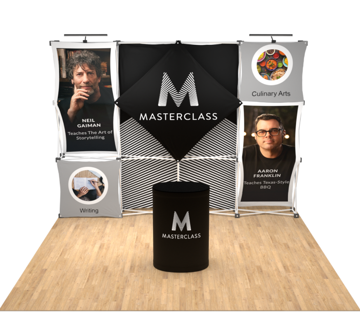 irregular Velcro fabric backdrop stand